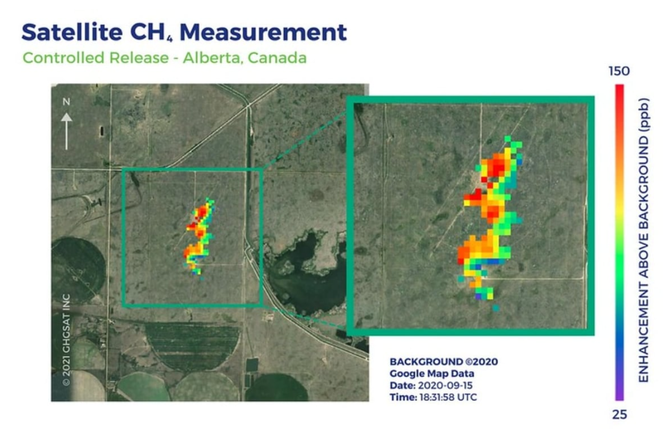 Dùng vệ tinh giám sát khí metan